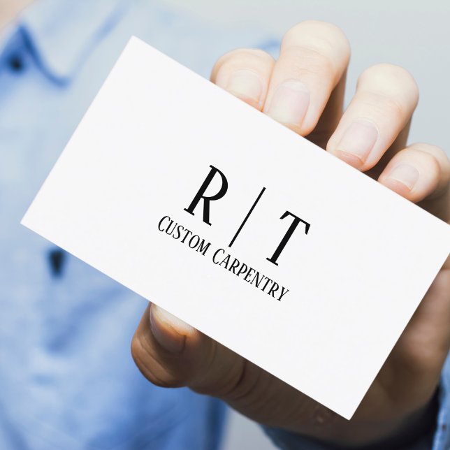 Tarjeta De Visita Nombre QR Code License # Profesional Moderno Negro (Subido por el creador)