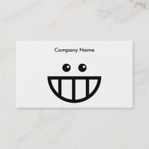 Tarjeta De Visita Nombre Toothy Face, Company