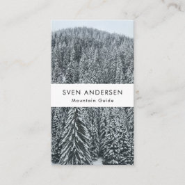 Tarjeta De Visita Nórdica mínima de la Cordillera de los Pinos de Ni