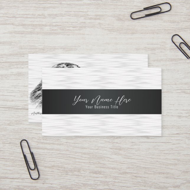 Tarjeta De Visita Northern Goshawk (Anverso/Reverso In Situ)