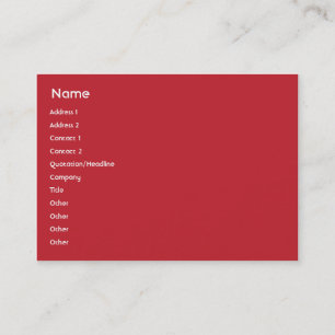 Tarjeta De Visita Noruega - Chubby