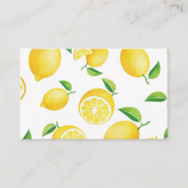 Tarjeta De Visita Nota de limones