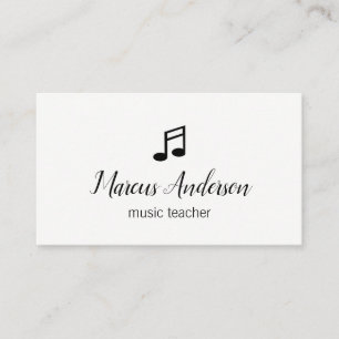 Tarjeta De Visita Nota musical