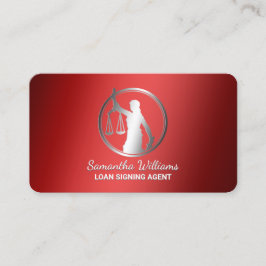 Tarjeta De Visita Notario Profesional Público