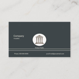 Tarjeta De Visita Notario Público