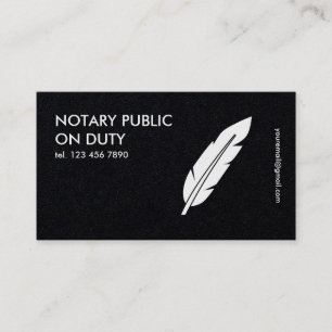 Tarjeta De Visita Notario Público