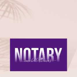 Tarjeta De Visita Notary Loan Siging Agent Rosa Oro Marble Busines
