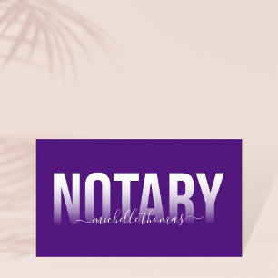 Tarjeta De Visita Notary Loan Siging Agent Rosa Oro Marble Busines