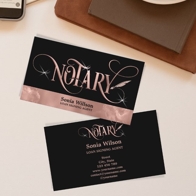 Tarjeta De Visita Notary Loan Siging Mortgage Insurance Agent (Subido por el creador)