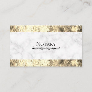 Tarjeta De Visita Notary Loan Signing Agent Profesional