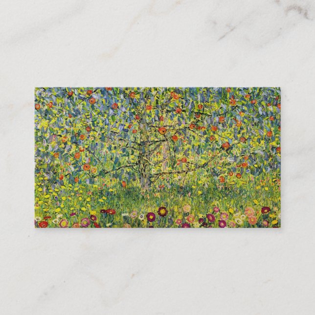 Tarjeta De Visita Nouveau del arte de la pintura de Gustavo Klimt el (Anverso)