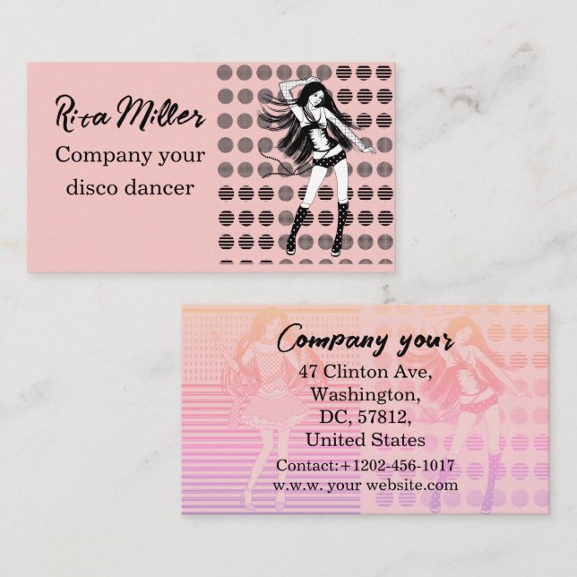 Tarjeta De Visita novia (Anverso / Reverso)