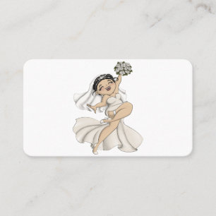 Tarjeta De Visita Novia feliz 11