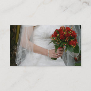 Tarjeta De Visita Novia pintoresca