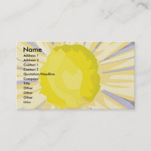 Tarjeta De Visita NOVINO - Corazón del girasol