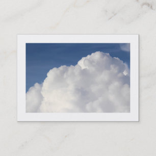 Tarjeta De Visita Nube Cúmulo (Con borde)