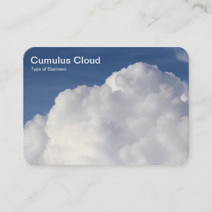 Tarjeta De Visita Nube de cúmulos