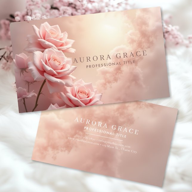 Tarjeta De Visita Nube de Rosas en crecimiento (Subido por el creador)