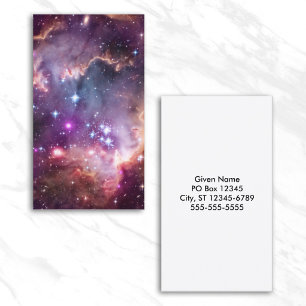 Tarjeta De Visita Nube Pequeña Magallánica Púrpura