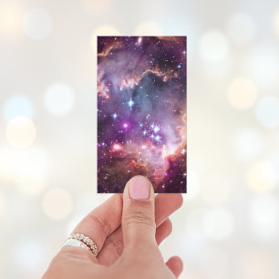 Tarjeta De Visita Nube Pequeña Magallánica Púrpura
