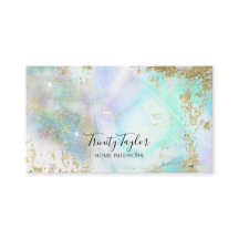 Nubes de arcoiris de mármol holográfico y hojas de