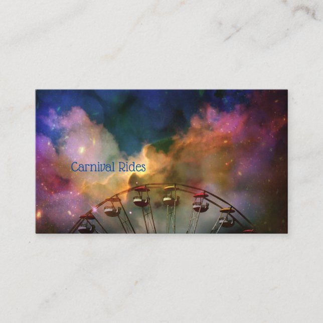 Tarjeta De Visita Nubes espumosas (Anverso)