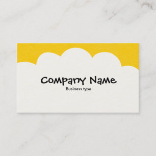 Tarjeta De Visita Nubes onduladas - Ámbar