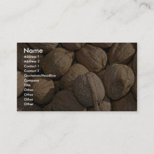 Tarjeta De Visita Nueces deliciosas