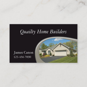 Tarjeta De Visita Nueva construcción casera
