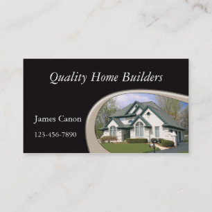Tarjeta De Visita Nueva construcción casera