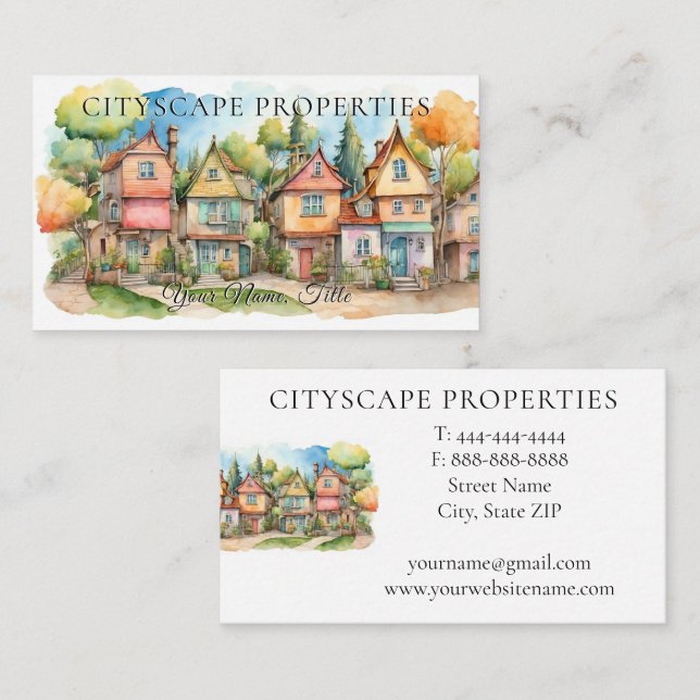 Tarjeta De Visita Nueva construcción y ventas inmobiliarias