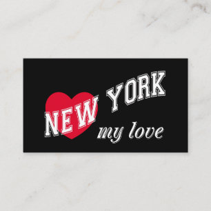 Tarjeta De Visita Nueva York mi amor