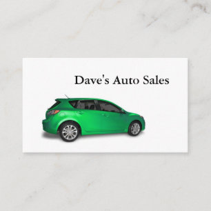 Tarjeta De Visita Nuevo coche híbrido