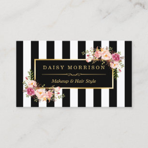 Tarjeta De Visita (Nuevo) Salón De Belleza De Artistas De Maquillaje