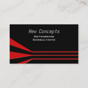 Tarjeta De Visita Nuevos conceptos, consultores de redes