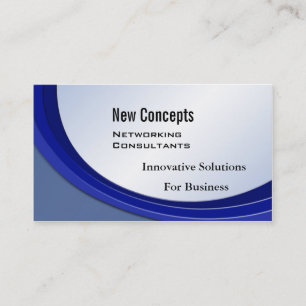 Tarjeta De Visita Nuevos conceptos, consultores de TI