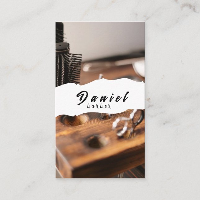 Tarjeta De Visita Nuevos horizontes de estilo con nuestro (Anverso)