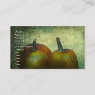 Tarjeta De Visita Nunca había tales calabazas devotas