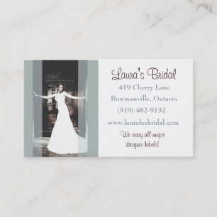 Tarjeta de visita nupcial