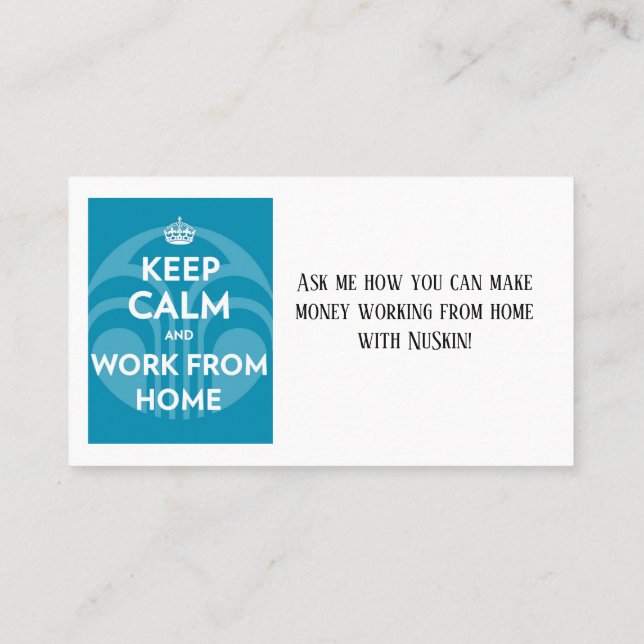 Tarjeta De Visita NuSkin (Reverso)