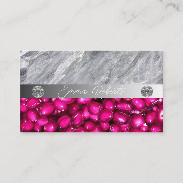 Tarjeta De Visita Nutrición Terapia Salud y Bienestar (Anverso)