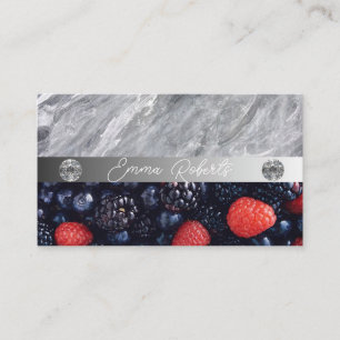 Tarjeta De Visita Nutrición Terapia Salud y Bienestar