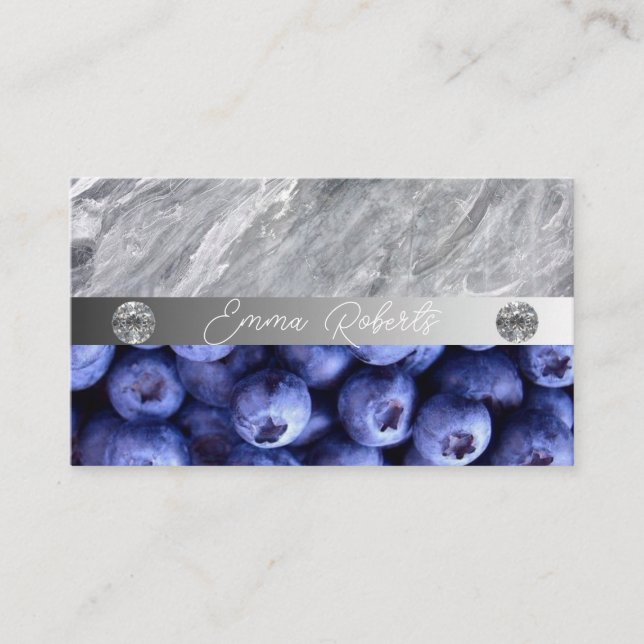 Tarjeta De Visita Nutrición Terapia Salud y Bienestar (Anverso)