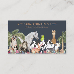 Tarjeta De Visita Nutricionista Animal