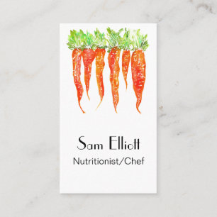 Tarjeta De Visita Nutricionista, Chef, Catedral, Dietista