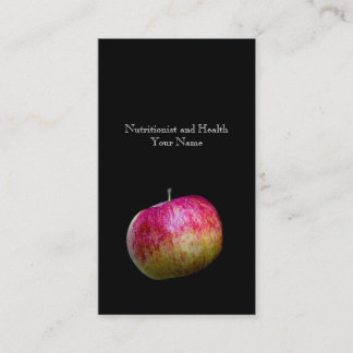 Tarjeta De Visita Nutricionista y salud