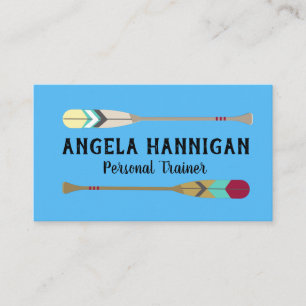 Tarjeta De Visita Oars de estilo vintage