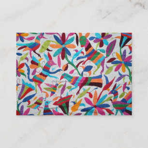 Tarjeta De Visita Oaxaca México Boho étnico hispánico maya mexica