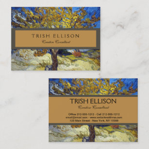 Tarjeta De Visita Obra Maestra del Árbol de Moras de Van Gogh