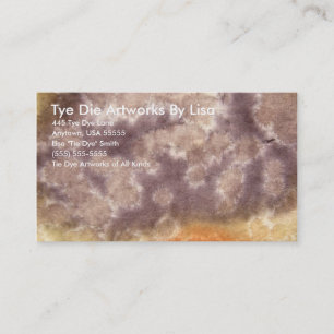 Tarjeta De Visita Obras De Arte De Tie Die Por Lisa